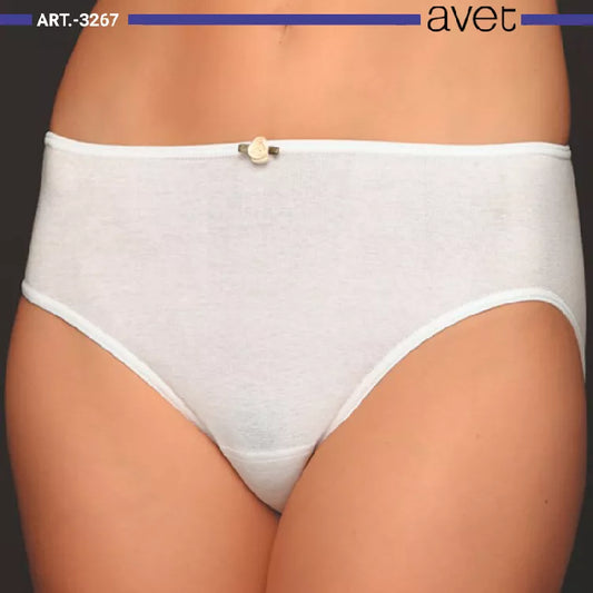 Braga mujer midi Avet 3267 Sin costuras Algodón
